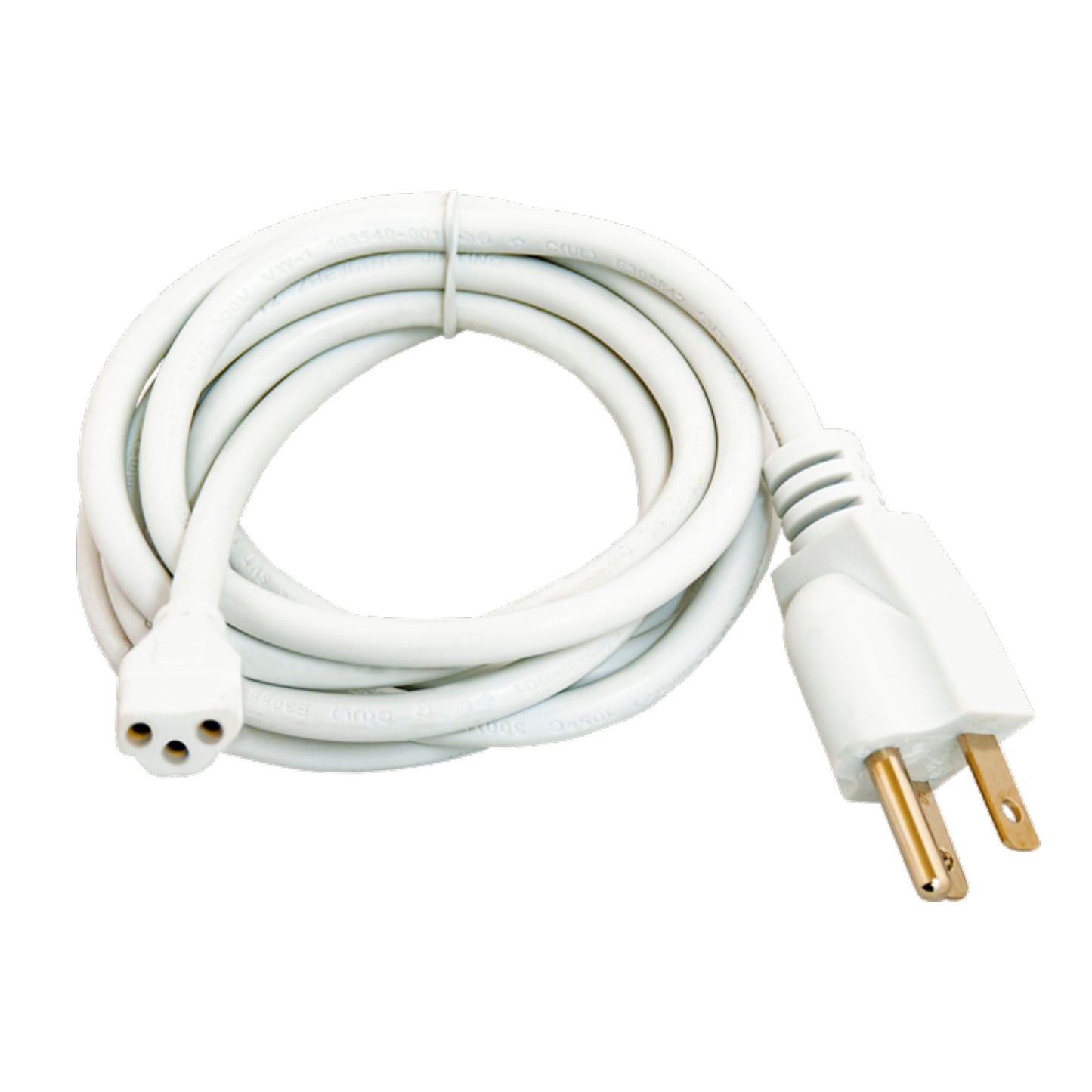 Power Cable for Under Cabinet Light - 6 Ft - White