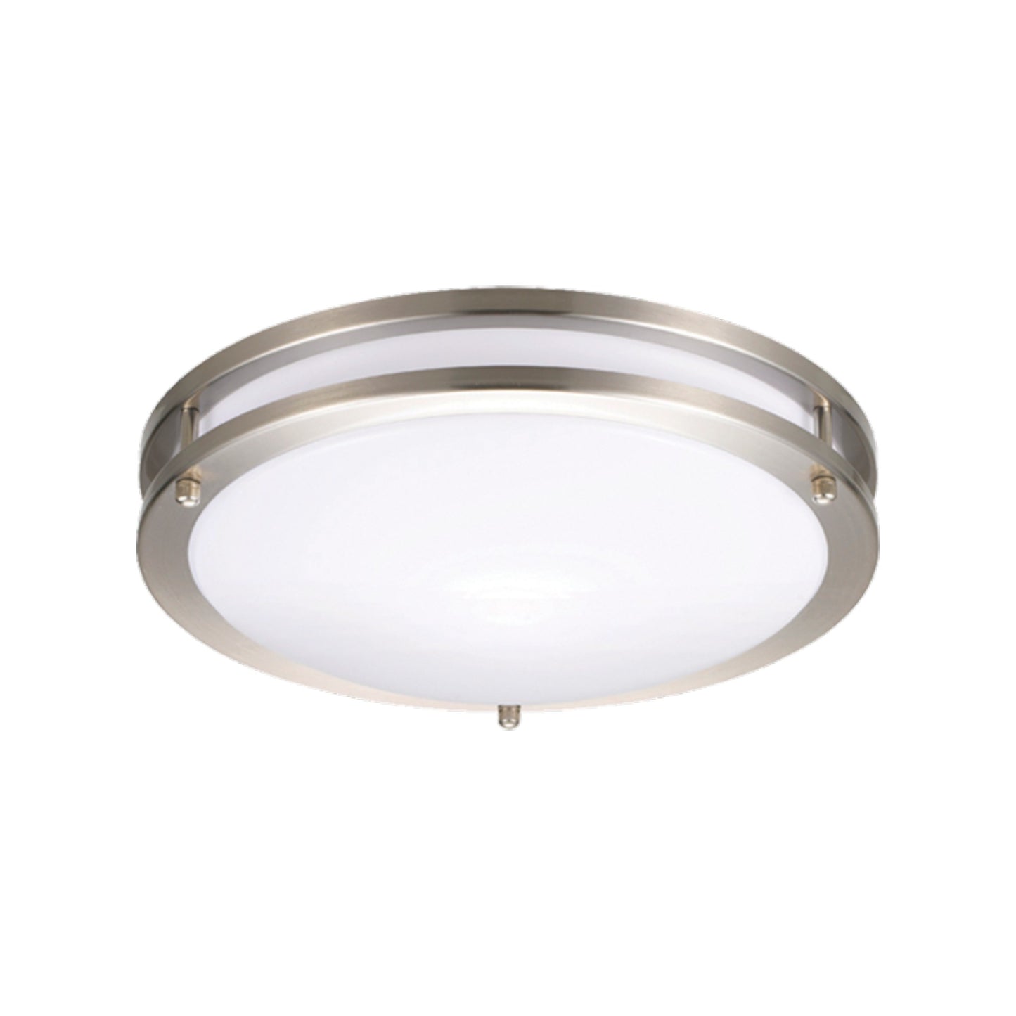 Double Ring LED Flush Mount Fixture - 5 Color Temperature Adjustable - 12 inch