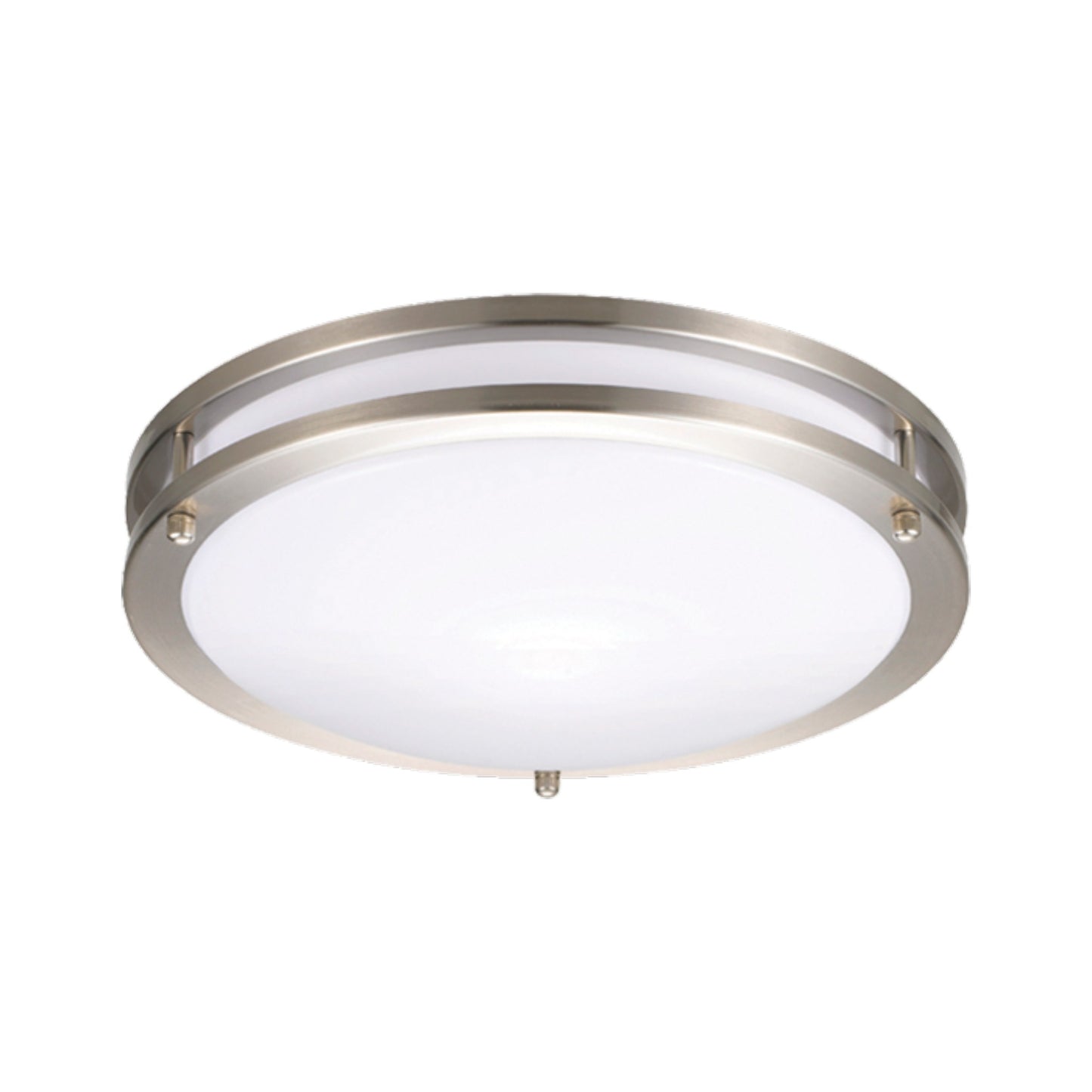 Double Ring LED Flush Mount Fixture - 5 Color Temperature Adjustable - 14 inch