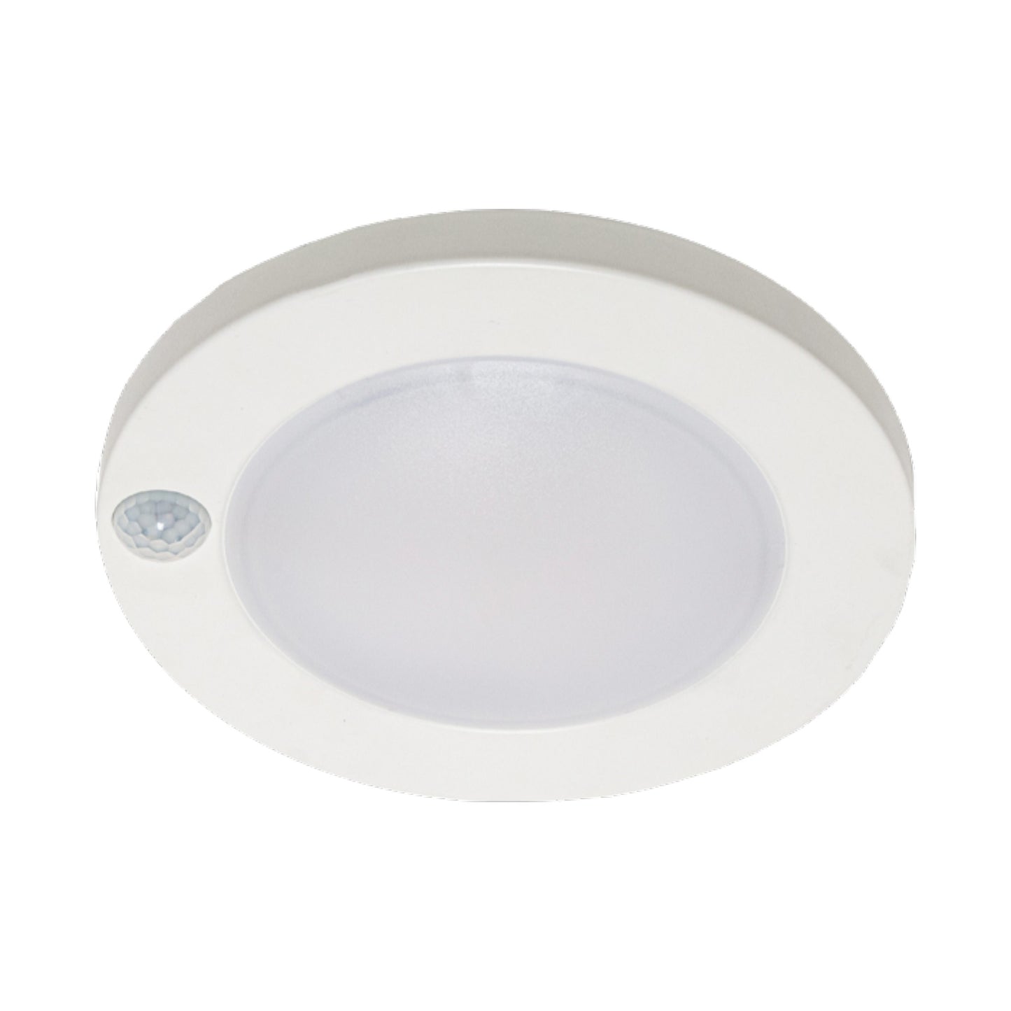 Metal Trim LED Surface Mount Light with Motion Sensor - 6 inch