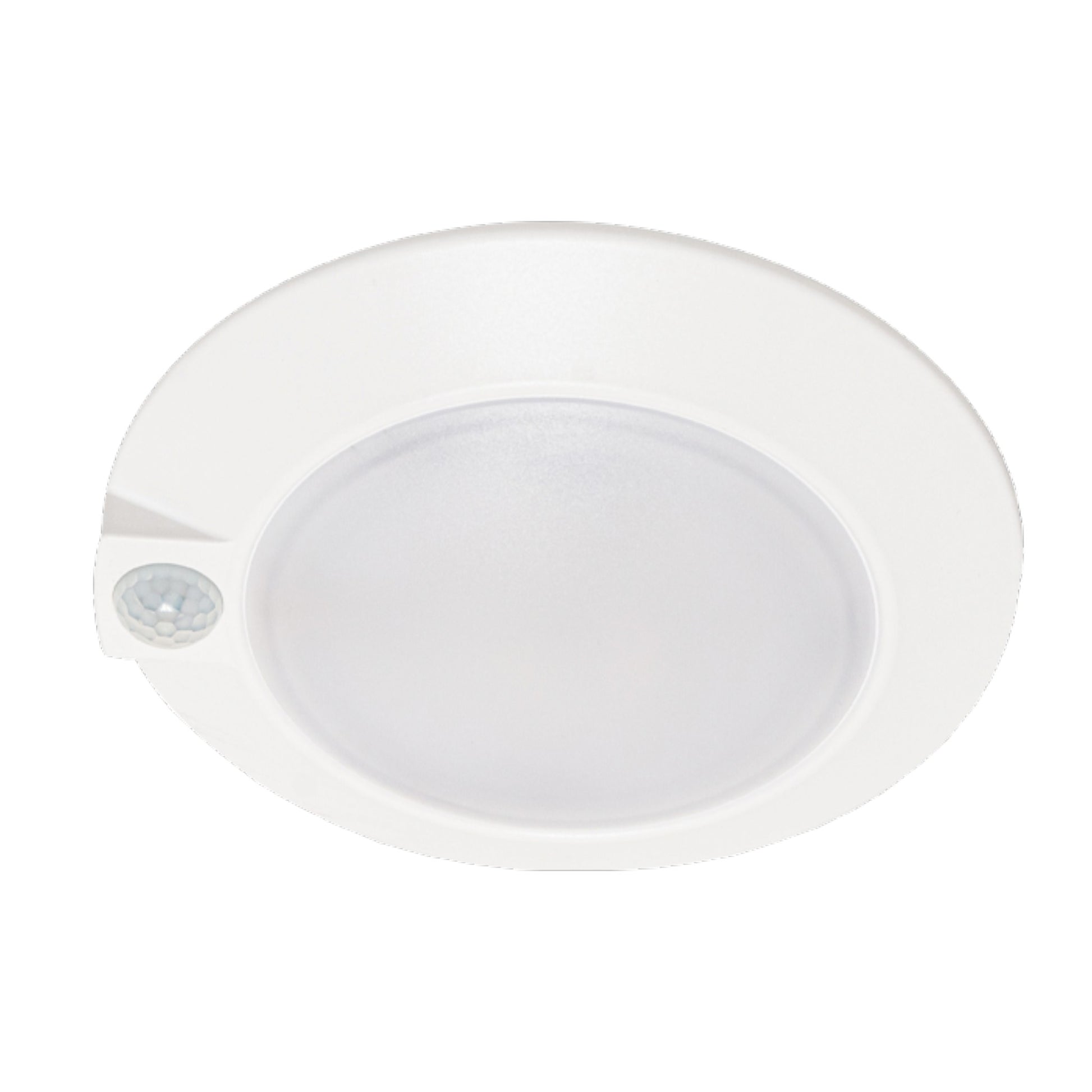 Plastic Trim LED Surface Mount Light with Motion Sensor - 6 inch