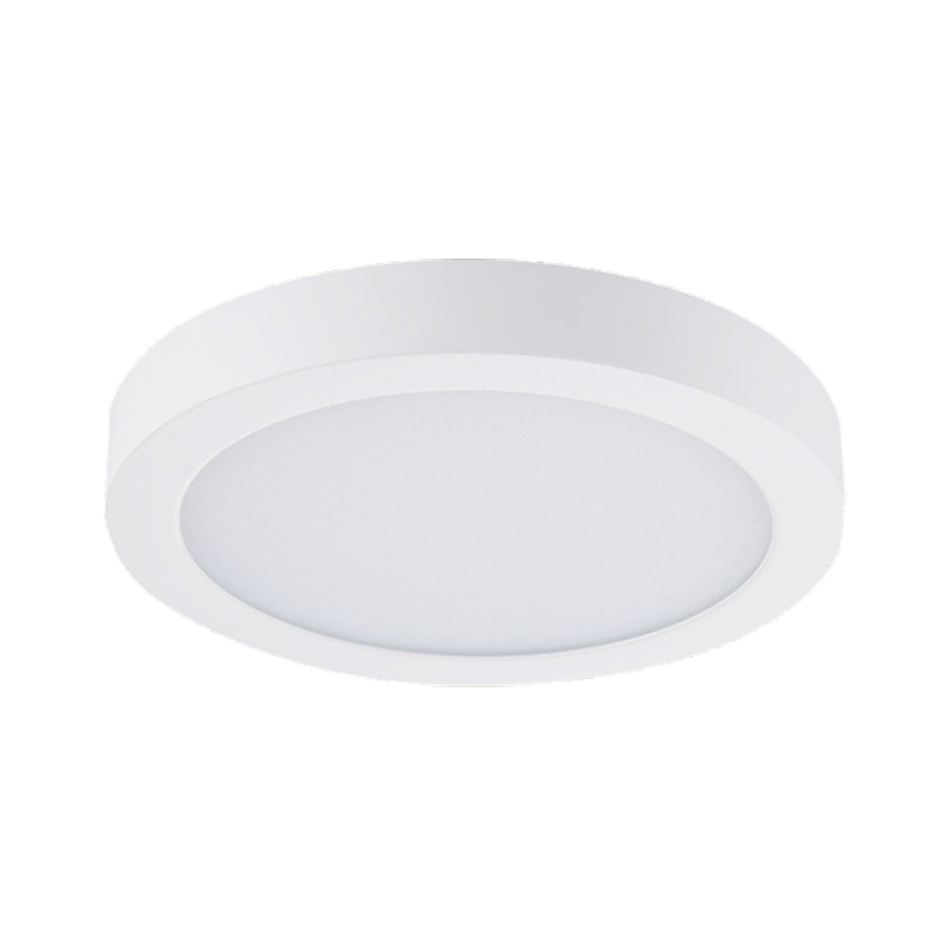 Round Slim Surface Mount LED Recessed Downlight - 5 Color Temperature Adjustable - White - 13 inch