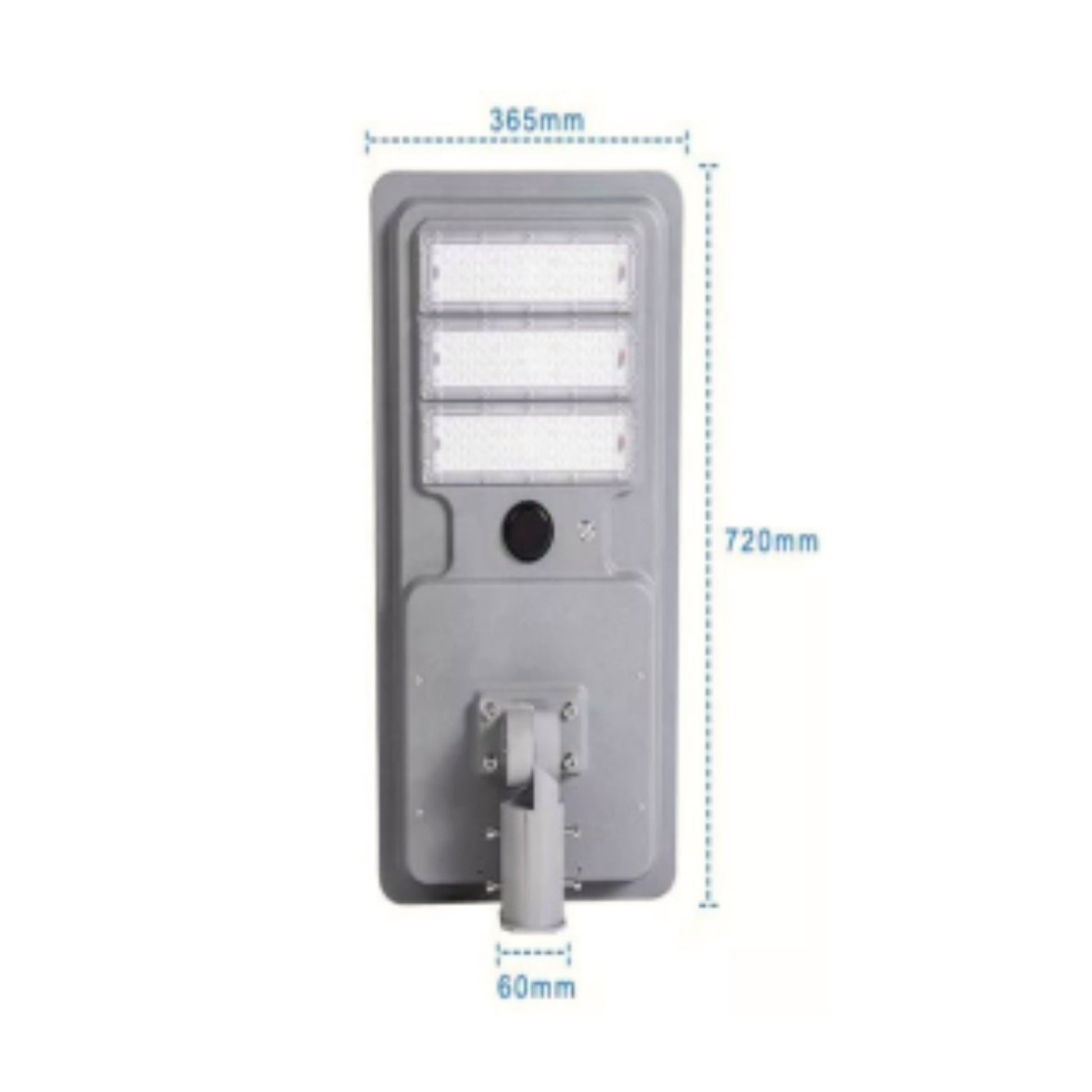 LED Solar Powered Street Light 5000K CCT (50W) Dimensions