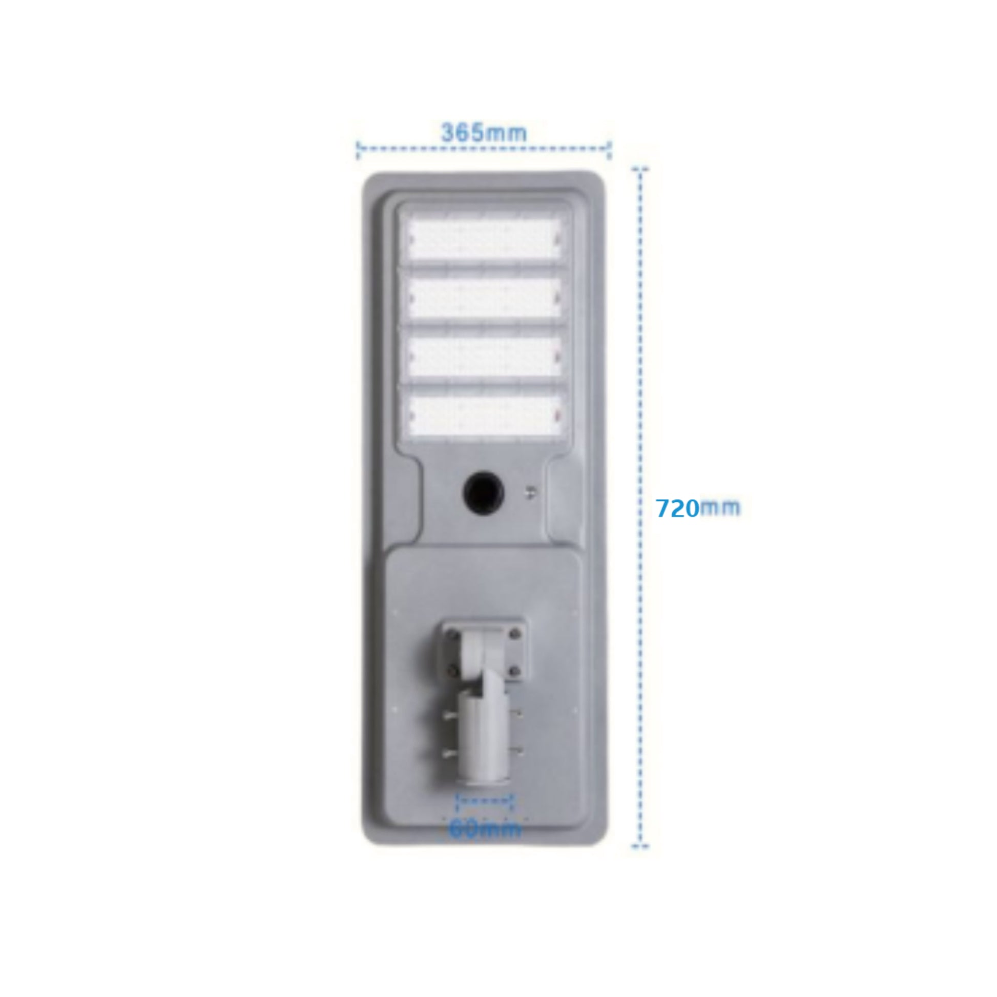 LED Solar Powered Street Light 5000K CCT (80W) Dimensions