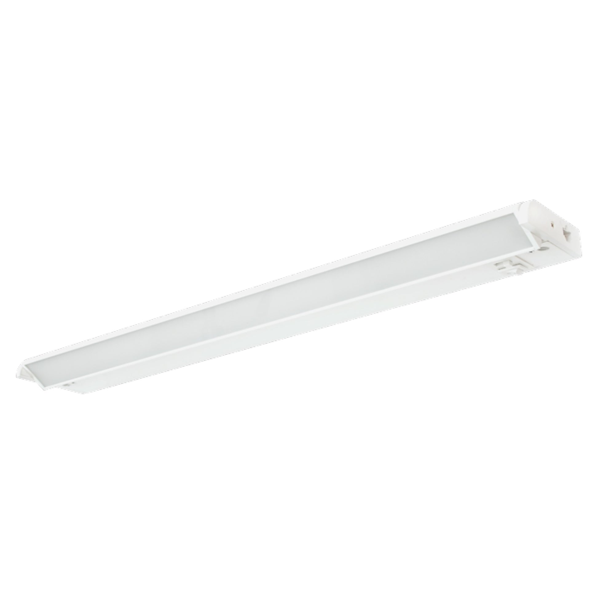 Tilting Lens LED Under Cabinet Task Light - 5 Color Temperature Adjustable -White - 24 inch