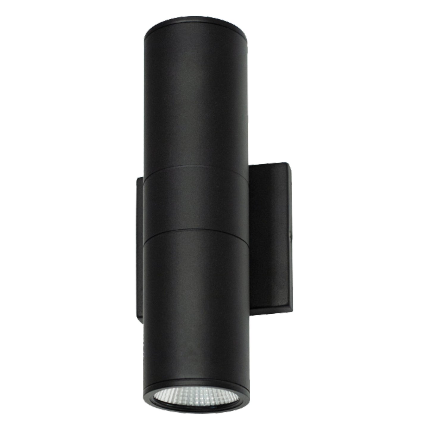 LED Up/Down Cylinder Wall Fixture - Black