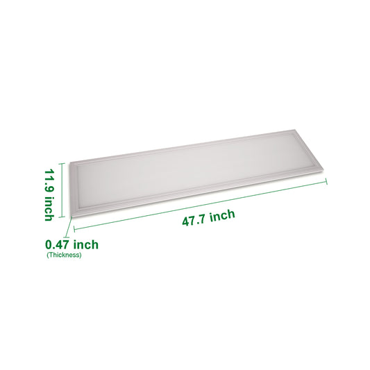 1X4 36W LED Back-Lit Panel Light Dimensions